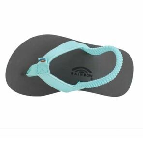 [rainbow] baby unisex flip flops EUC #10